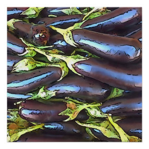 Póster Ámbitos artificiales Arte de contorno negro