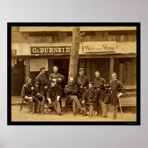 Póster Ambrose Everett Burnside con RI se ofrece