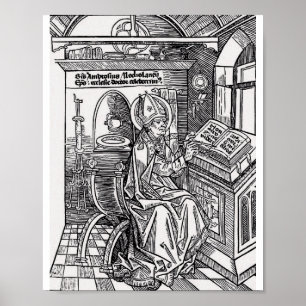 Póster Ambrosio de Milán