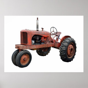 Póster Ame esos tractores oxidados viejos