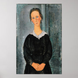 Póster Amedeo Modigliani - Chica del servicio