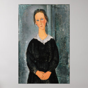 Póster Amedeo Modigliani - Chica del servicio