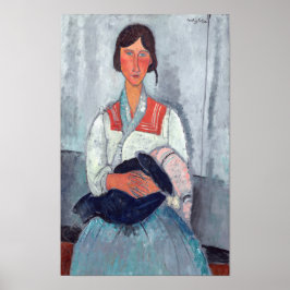 Póster Amedeo Modigliani - Gitana con bebé