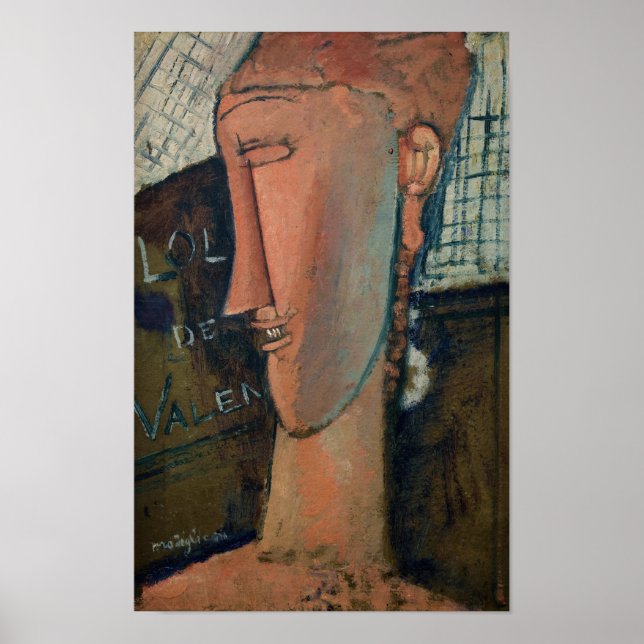 Póster Amedeo Modigliani - Lola de Valence (Frente)