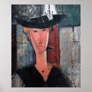 Póster Amedeo Modigliani - Madame Pompadour