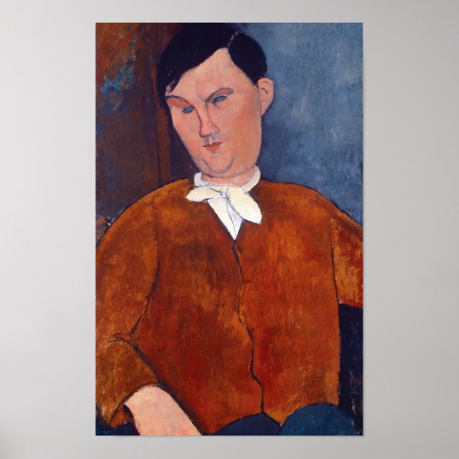 Póster Amedeo Modigliani - Monsieur Deleu (Frente)