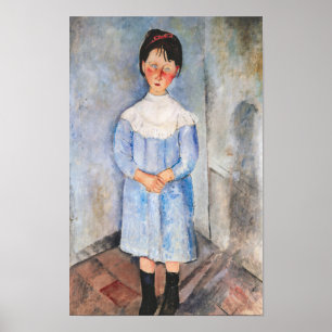 Póster Amedeo Modigliani - Niña en Azul