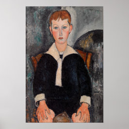 Póster Amedeo Modigliani - Niño con traje de marinero