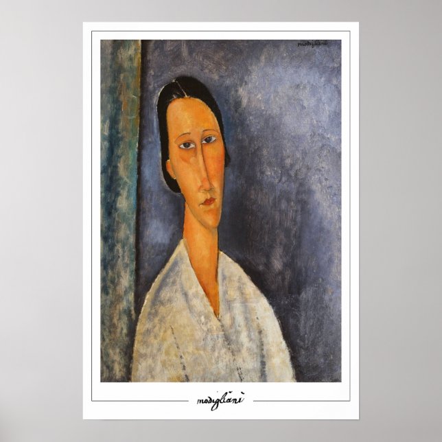 Póster Amedeo Modigliani Zedign Art Poster #184 (Frente)