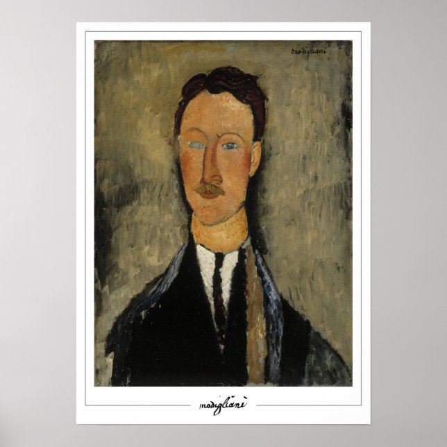 Póster Amedeo Modigliani Zedign Art Poster #351 (Frente)