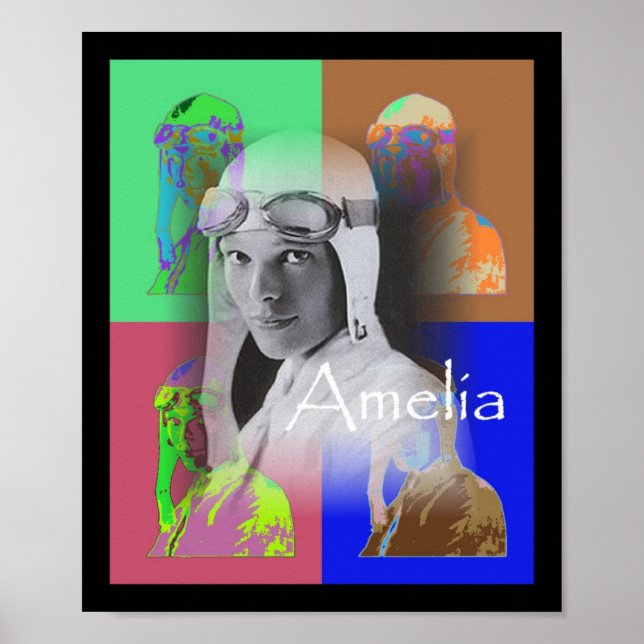 Póster Amelia Earhart (Frente)