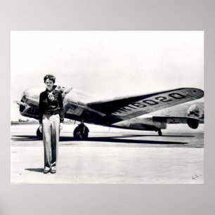 Póster Amelia Earhart