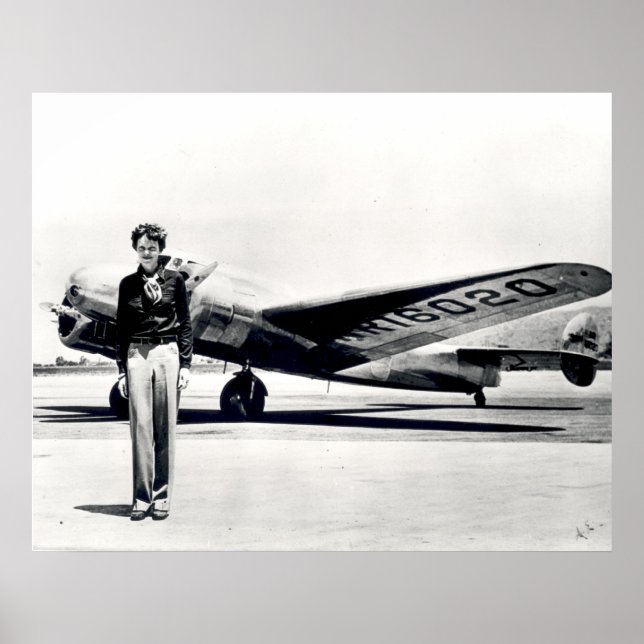 Póster Amelia Earhart (Frente)