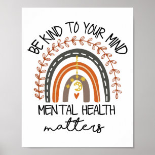 Póster Amén Por Tu Mente Problemas De Salud Mental Autism