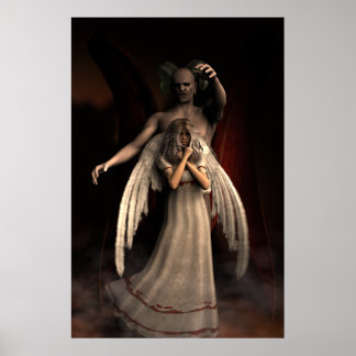 Póster Amenaza demoníaca
