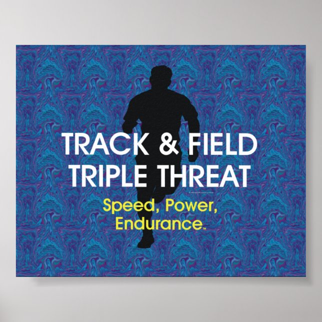 Póster Amenaza triple de pista TOP (Frente)