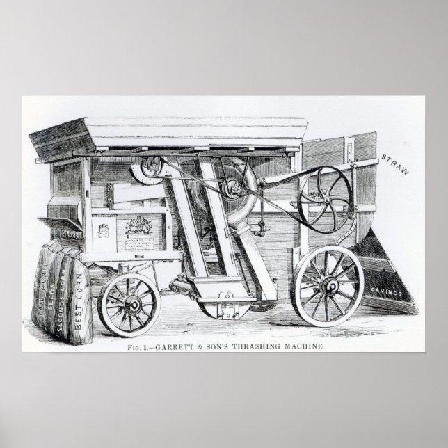 Póster Amenazas combinadas de Garrett y Sons Patent (Frente)