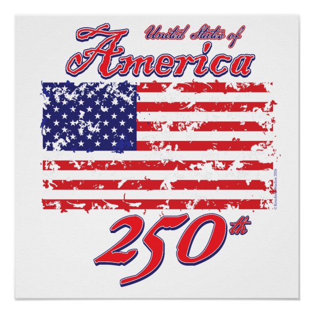Póster América 250 (Anverso)