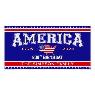 Póster América 250 Cumpleaños 1776-2026