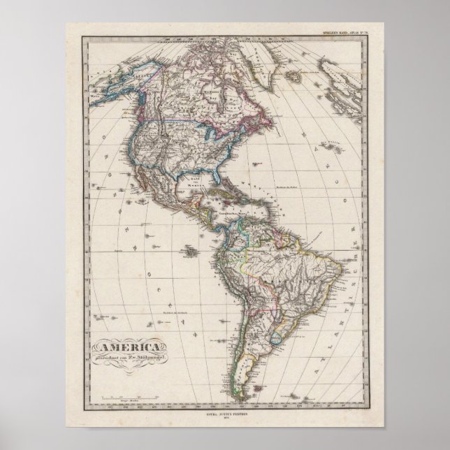 Póster America by Stieler (Frente)