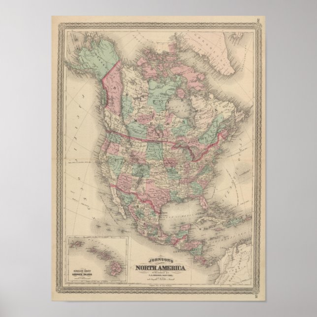 Póster América del Norte 11 (Frente)