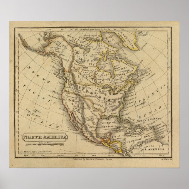 Póster América del Norte 16 (Frente)