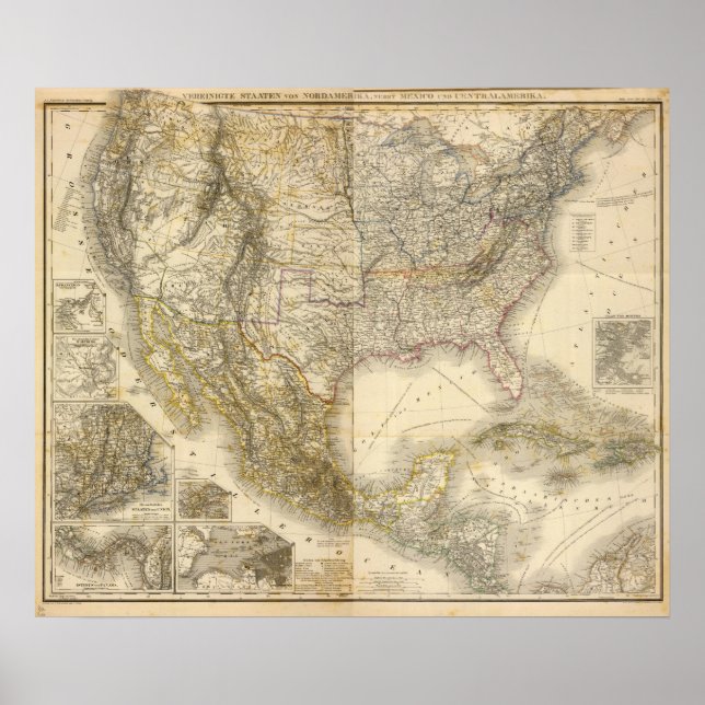 Póster América del Norte 20 (Frente)