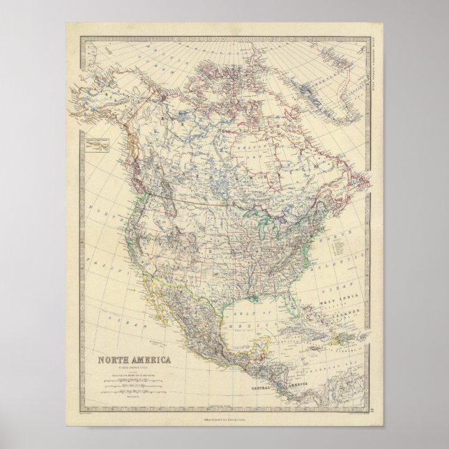 Póster América del Norte 22 (Frente)