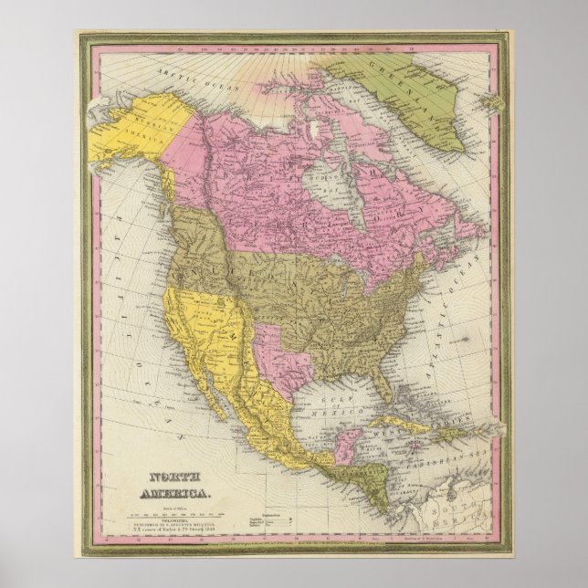 Póster América del Norte 34 (Frente)