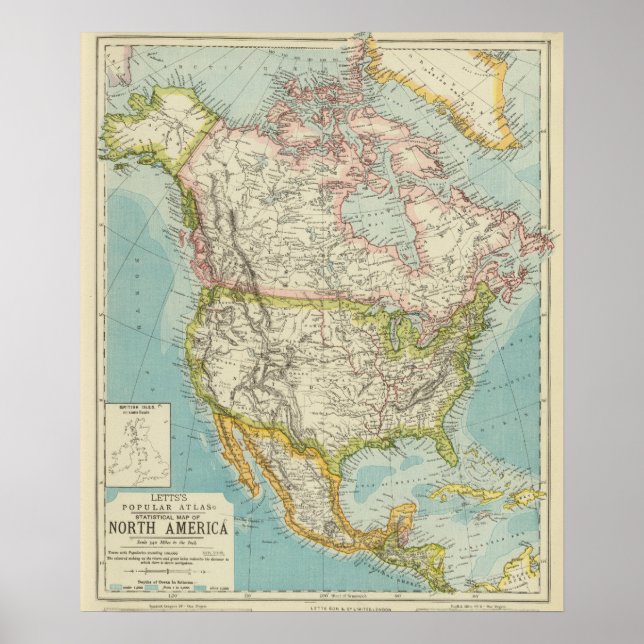 Póster América del Norte 35 (Frente)