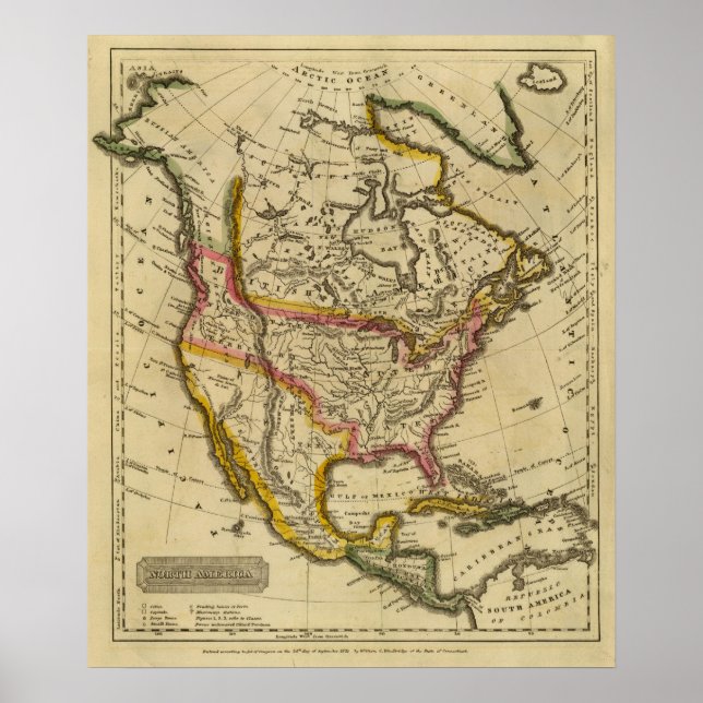 Póster América del Norte 42 (Frente)