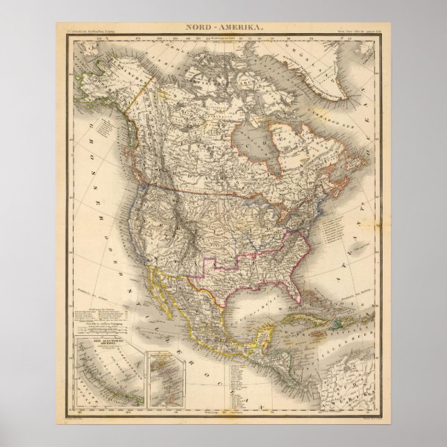 Póster América del Norte 43 (Frente)