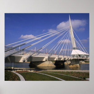 Póster América del Norte, Canadá, Manitoba, Winnipeg,