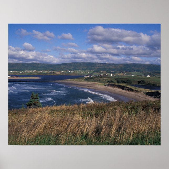 Póster América del Norte, Canadá, Nueva Escocia, Cabo Bre (Frente)