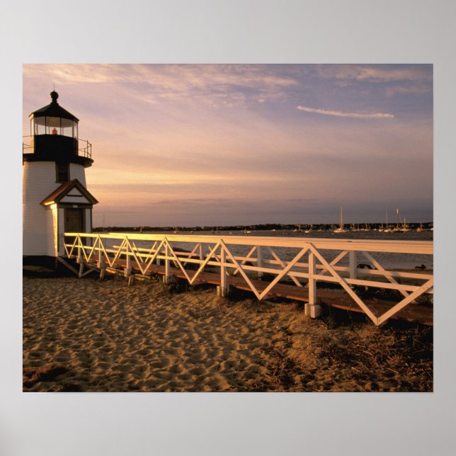 Póster América del Norte, EE.UU., Massachusetts, Nantucke (Frente)