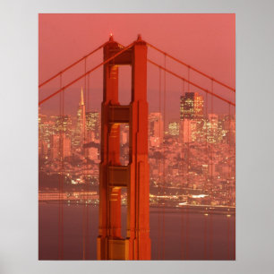 Póster América del Norte, Estados Unidos, California, San