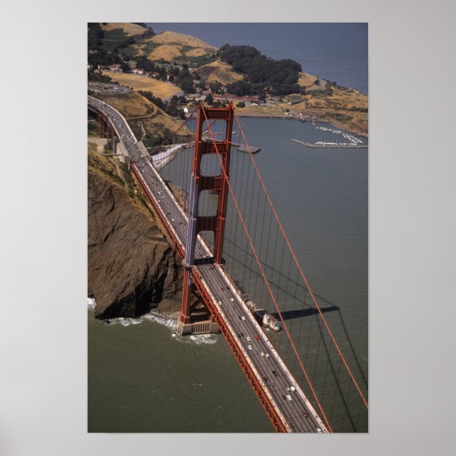 Póster América del Norte, Estados Unidos, California, San (Frente)