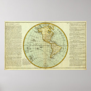 Póster América del Norte y América del Sur