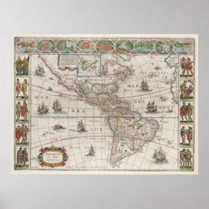 Póster América del Norte y del Sur