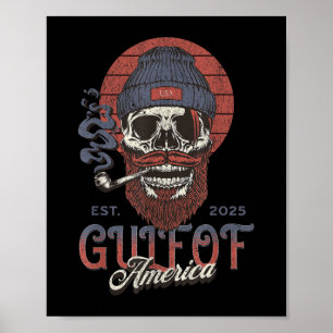 Póster América Golfo Trump México Presidente estadouniden