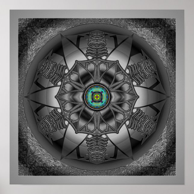 Póster America Mandala (Frente)