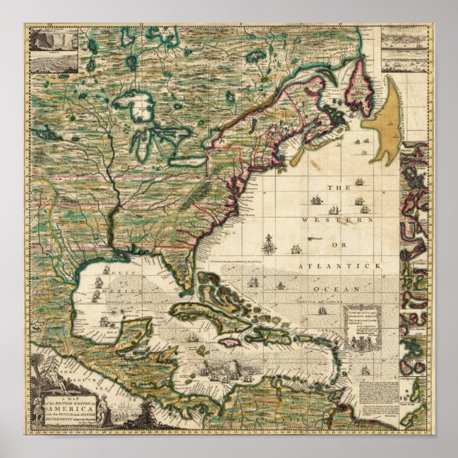 Póster America Septentrionalis (Frente)