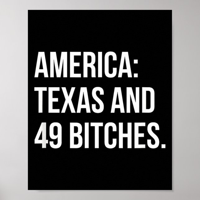 Póster América Texas y 49 Es (Frente)