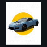 Póster american classic genuine quality limited edition L<br><div class="desc">A vintage classic car poster perfect for decorating your home,  garage,  office,  or studio. This retro automotive artwork is ideal for car enthusiasts,  collectors,  and anyone who appreciates timeless classic car culture.</div>