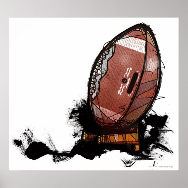 Póster American football (Frente)