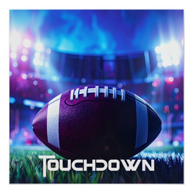 PÓSTER AMERICAN FOOTBALL - FOOTBALL - TOUCHDOWN (Anverso)