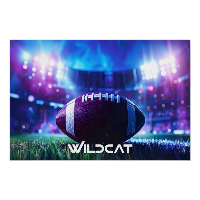 PÓSTER AMERICAN FOOTBALL - WILDCAT (Anverso)