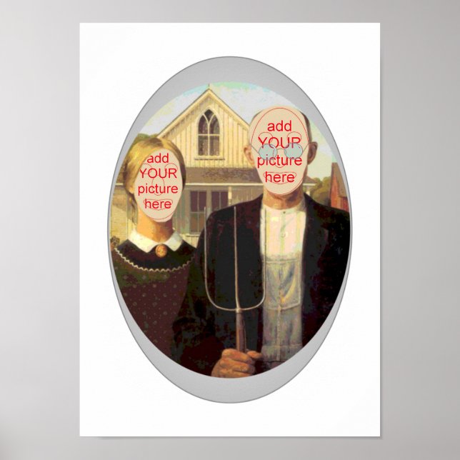 Póster American Gothic Carnival Cutout Poster (Frente)