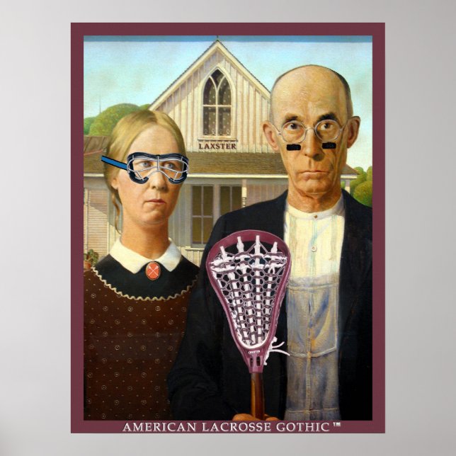 Póster American Lacrosse Gothic (Frente)