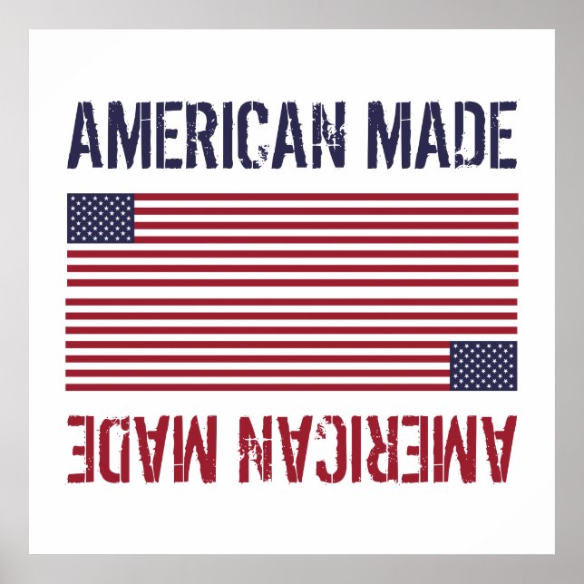 Póster American Made, Bandera de los Estados Unidos (Frente)
